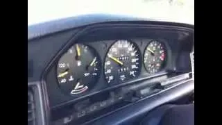 Mercedes 190 E 2.6 V6 - Driving and acceleration 0-170 kick down