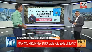 Máximo Kirchner: "Que no nos vengan a explicar lo que son situaciones difíciles" | A24