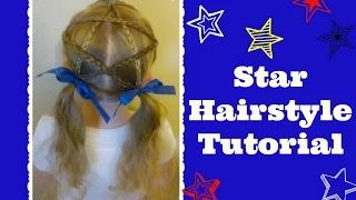 Star Hairstyle Tutorial, How To Make A Braided Star