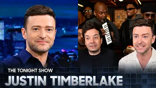 Justin Timberlake Talks Getting Tackled by Travis Kelce and Sings a Classroom Instruments Mashup