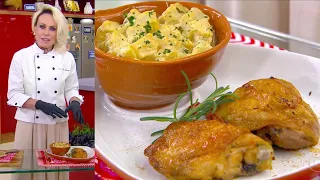 Sobrecoxa assada com manteiga temperada (26/10/21) / Receitas Ana Maria Braga