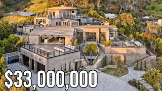 $33 Million Pacific Coast Malibu Estate | Mansion Tour