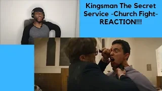 Kingsman The Secret Service - Church Fight-REACTION!!!!