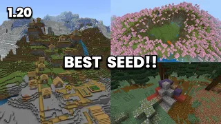 BEST SEED for Minecraft Bedrock 1.20 | Bedrock & Pocket Edition Seeds