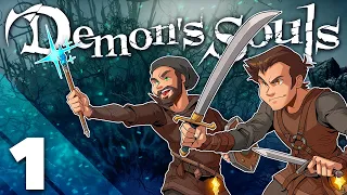 Demon's Souls Remake Co-Op! - #1 - Jingle's New Sidekick