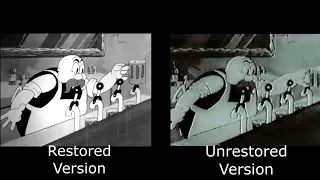 Looney Tunes: Hollywood Capers - Restored vs Unrestored