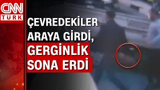 Yol verme kavgasında bıçak çekti!