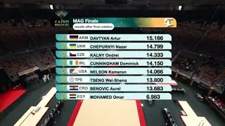 Men's Vault final at the [World Cup Cairo] Egypt 2023