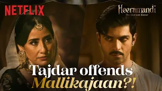 Manisha Koirala’s Most Killer Reply As Mallikajaan To Taha Badussha🔥 | Heeramandi:The Diamond Bazaar