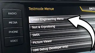 Seat Navi System 6P0 hidden menu & developer mode activation