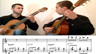 Hatunić Duo - Fur Elise | Flamenco/Blues ( Sheet music)