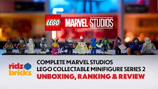 LOVE the new LEGO Marvel Studios Minifigure Series 2 HATE the new boxes. Complete Unboxing & Review.