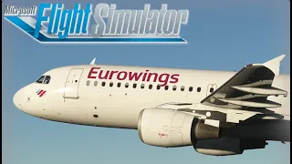 EDDL - EDDH | Eurowings Real Ops | Fenix A320 | MSFS Live