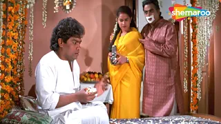 Johny Lever Scene - जॉनी लीवर के सुहागरात मे आ टपका ससुर..फिर क्या हुआ आप ही देखे | Best Scenes