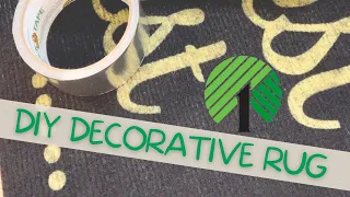 DIY decorative rug | Dollar Tree