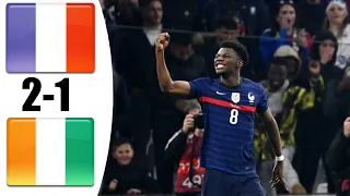 La France - Côte d'Ivoire 2-1 Résumé | Amical international - 2022