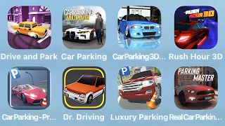 Drive and Park, Car Parking, Car Parking 3D, Rush Hour 3D and More Car Games iPad Gameplay