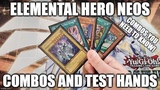 ELEMENTAL HERO NEOS COMBOS AND TEST HANDS! MUST KNOW COMBOS! (JANUARY 2023) YUGIOH!