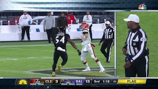 BIG HIT on Baker Mayfield & CLOSE Touchdown Call