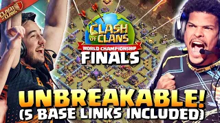 $1 MILLION Clash Worlds GRAND FINALS with ALL TH15 BASE LINKS from WINNERS! Clash of Clans