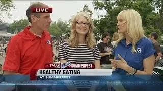 Eating healthy at Summerfest