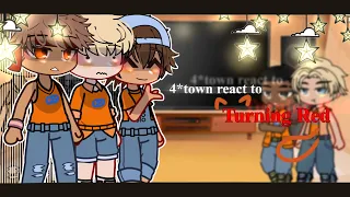 【 4*town react to turning red [] gacha club [] turning red [] ENJOY !】