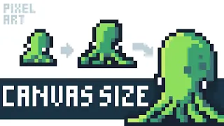 What Canvas Size Should you use for Pixel Art? (Pixel Art Tutorial)