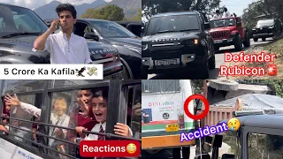 5 Crore Ka Kafila in Public🚨💸🦅 || First Time In Himachal ❤️ || Defender , Rubicon