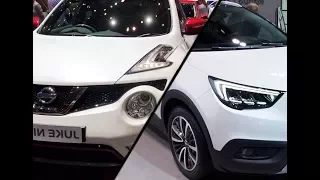 2017 Opel Crossland X vs. 2017 Nissan Juke NISMO RS