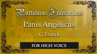 Panis Angelicus KARAOKE FOR HIGH VOICE - Franck - Original Key: A Major