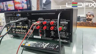 Receiver Onkyo TX-SR608 entrando em modo de proteção | Reparado na Ledfix