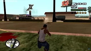 GTA San Andreas - M4 Assault Rifle - reaching Hitman Level at the very beginning of the game