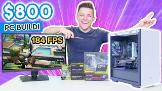 $800 Budget Gaming PC Build 2021! [Full Build Guide w/ 1080p Benchmarks, BIOS, Drivers & More!]