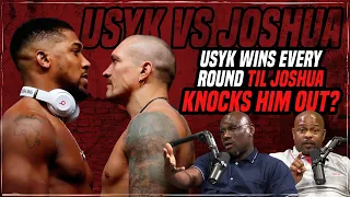 USYK VS JOSHUA Full Fight Breakdown: Usyk wins every round til Joshua knocks him out?