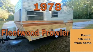 1978 Fleetwood Prowler travel trailer for sale   #vintagecamper #traveltrailer