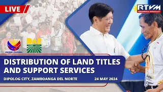 Distribution of Land Titles and Support Services in Region IX 05/24/2024