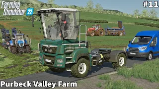 Selling Bulls, Spreading Manure & Soil Preparation│Purbeck Valley│FS 22│Timelapse#11