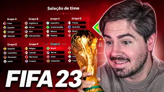 RUMO AO HEXA!!! TENTANDO GANHAR A COPA DO MUNDO COM O BRASIL! FIFA 23