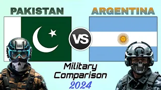 Pakistan vs Argentina Military Power 2024 | Argentina and Pakistan Army Power
