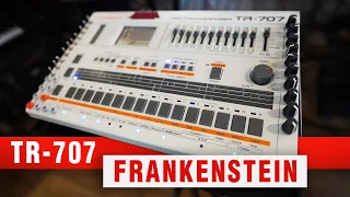 My Frankenstein Roland TR-707!
