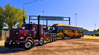 ¡BUS SE DAÑA EN LA FRONTERA DE MEXICO CON ESTADOS UNIDOS! | American Truck Simulator