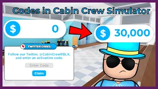 ALL WORKING CODES in Roblox Cabin Crew Simulator?! (October 2023)