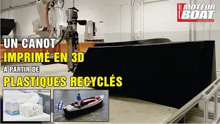 Des bateaux IMPRIMÉS en 3D à base de plastiques recyclés : IMPACD Boats