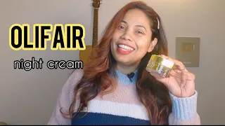 කුරුලෑ ලප කැලැල් නැති රන්වන් සමකට olifair orginal night cream / how to use olifair night cream