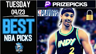 (4-1 🔥) NBA PRIZEPICKS TODAY | 5 BEST PROP PICKS |TUESDAY| 04/23/2024 |BEST PROPS |NBA |NBA PLAYOFFS