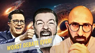 STEPHEN COLBERT VS RICKY GERVAIS - The Worst Debate EVER! - Christian Response