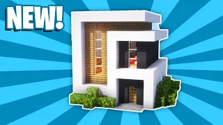 Minecraft : How To Build a Small Modern House Tutorial (#30) (Minecraft House Tutorial)