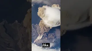 Massive Volcanic Eruption Seen from Space