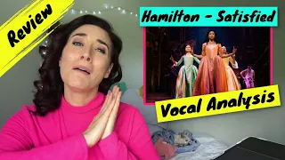 Vocal Coach Reacts Hamilton - Satisfied | WOW! She was...