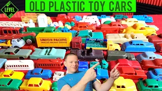 LOTS & LOTS of OLD PLASTIC TOY CARS {1930s-1970s}
